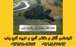 نماد لاک پشت در دفینه یابی